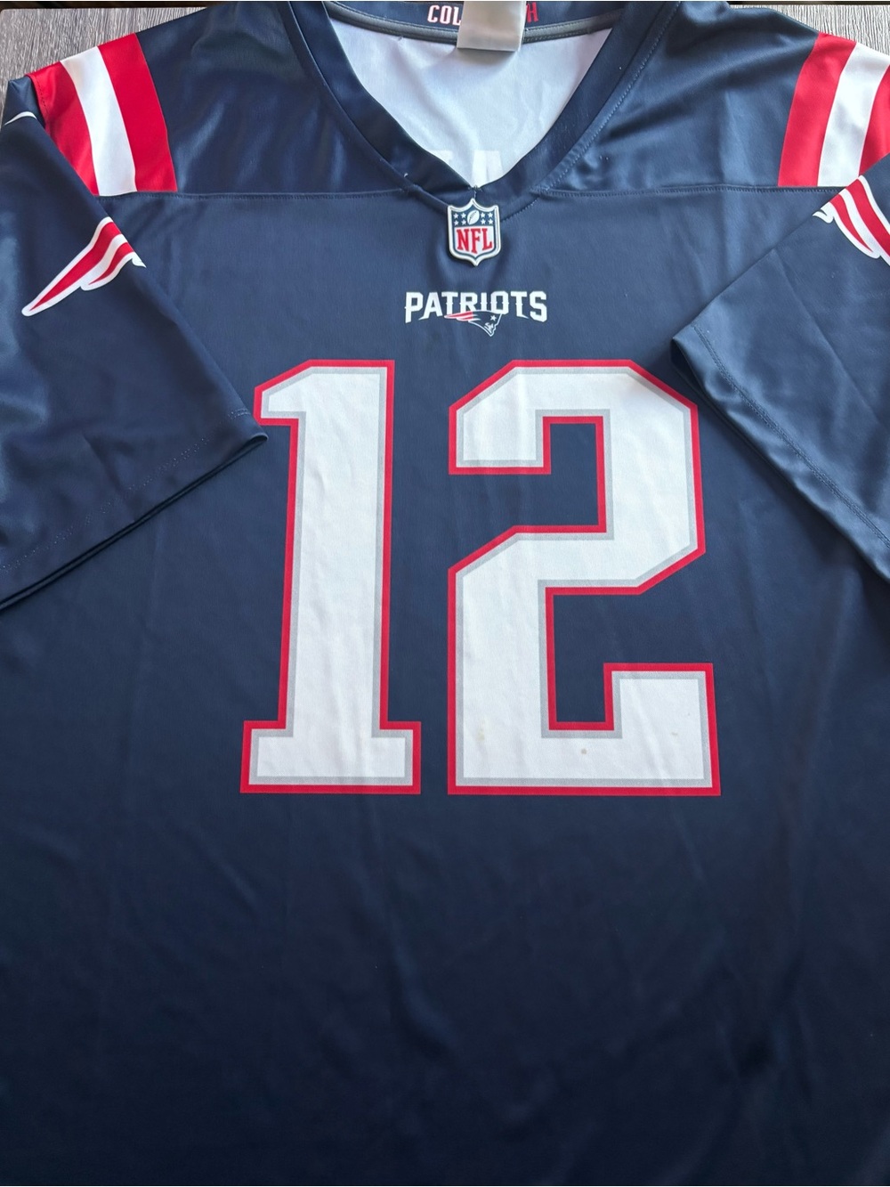 NFL Navy and Black Nike 3XL Football Jersey Tag